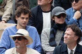 2025 French Open - Celebrities In Stand Day 3 NB