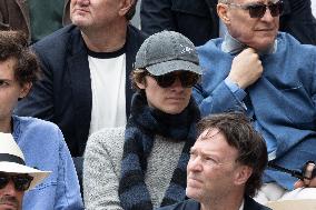 2025 French Open - Celebrities In Stand Day 3 NB