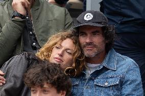 2025 French Open - Celebrities In Stand Day 3 NB