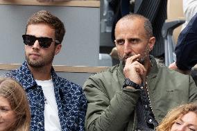 2025 French Open - Celebrities In Stand Day 3 NB