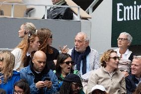 2025 French Open - Celebrities In Stand Day 3 NB