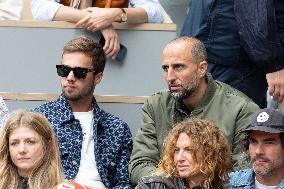 2025 French Open - Celebrities In Stand Day 3 NB