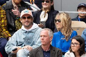 2025 French Open - Celebrities In Stand Day 3 NB