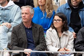 2025 French Open - Celebrities In Stand Day 3 NB