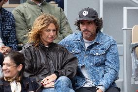 2025 French Open - Celebrities In Stand Day 3 NB