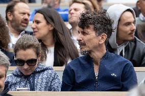 2025 French Open - Celebrities In Stand Day 3 NB