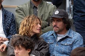 2025 French Open - Celebrities In Stand Day 3 NB