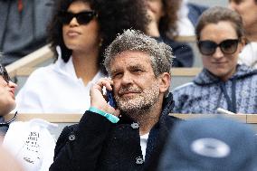 2025 French Open - Celebrities In Stand Day 3 NB