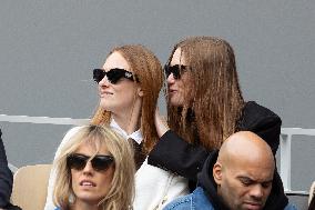 2025 French Open - Celebrities In Stand Day 3 NB