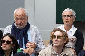 2025 French Open - Celebrities In Stand Day 3 NB