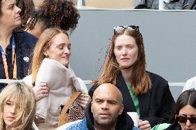 2025 French Open - Celebrities In Stand Day 3 NB