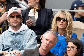 2025 French Open - Celebrities In Stand Day 3 NB