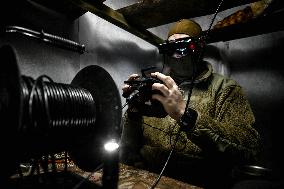 Drone operators perform combat tasks in Zaporizhzhia direction