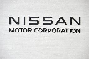 Nissan Motor signage and logo