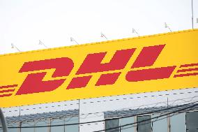 DHL signage and logos
