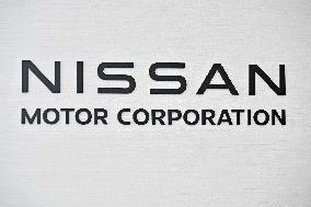 Nissan Motor signage and logo