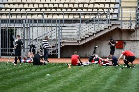 Open amp football training session held in Zaporizhzhia