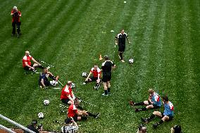 Open amp football training session held in Zaporizhzhia