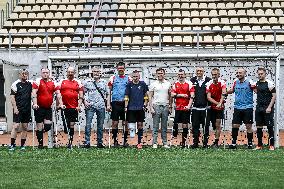 Open amp football training session held in Zaporizhzhia