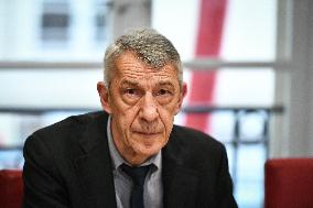 Florent Boudie at an examination session at the National Assembly in Paris - FA