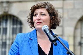 Mayor Jeanne Barseghian Inaugurates Zeus of Paris 2024 - Paris