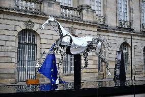 Mayor Jeanne Barseghian Inaugurates Zeus of Paris 2024 - Paris
