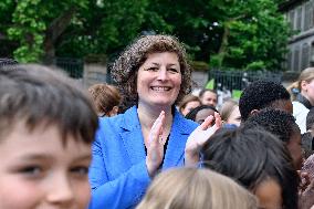 Mayor Jeanne Barseghian Inaugurates Zeus of Paris 2024 - Paris