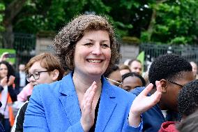 Mayor Jeanne Barseghian Inaugurates Zeus of Paris 2024 - Paris