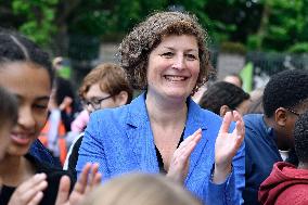 Mayor Jeanne Barseghian Inaugurates Zeus of Paris 2024 - Paris