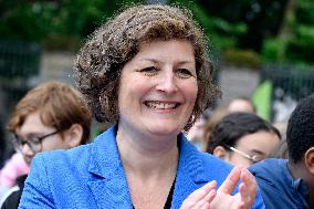 Mayor Jeanne Barseghian Inaugurates Zeus of Paris 2024 - Paris