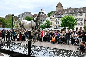 Mayor Jeanne Barseghian Inaugurates Zeus of Paris 2024 - Paris