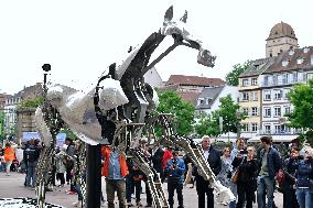 Mayor Jeanne Barseghian Inaugurates Zeus of Paris 2024 - Paris