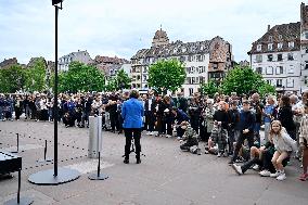 Mayor Jeanne Barseghian Inaugurates Zeus of Paris 2024 - Paris