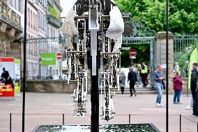 Mayor Jeanne Barseghian Inaugurates Zeus of Paris 2024 - Paris