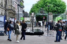 Mayor Jeanne Barseghian Inaugurates Zeus of Paris 2024 - Paris
