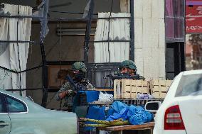 Israeli Forces Raid Financial Sites in Jenin - Palestine