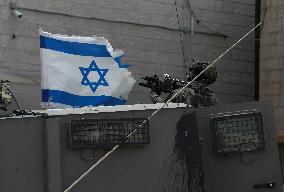 Clash During an Israeli Operation - West Bank