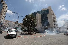 Clash During an Israeli Operation - West Bank