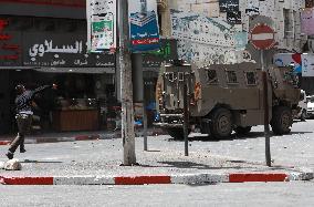 Clash During an Israeli Operation - West Bank