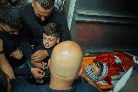 Funeral After an Israeli Raid - Nablus
