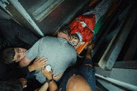 Funeral After an Israeli Raid - Nablus