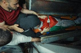 Funeral After an Israeli Raid - Nablus