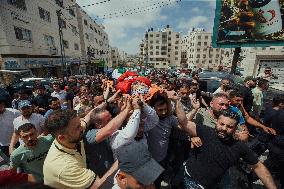 Funeral After an Israeli Raid - Nablus