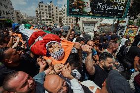 Funeral After an Israeli Raid - Nablus