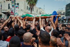 Funeral After an Israeli Raid - Nablus