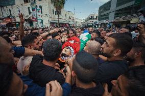 Funeral After an Israeli Raid - Nablus
