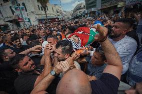 Funeral After an Israeli Raid - Nablus