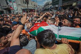 Funeral After an Israeli Raid - Nablus
