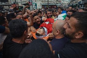Funeral After an Israeli Raid - Nablus