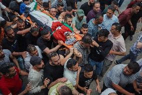 Funeral After an Israeli Raid - Nablus